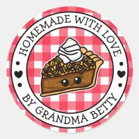 Made with Love, Homemade Pecan Pie Gift Labels