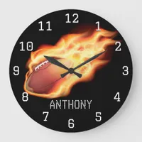 Football Personalized Large Clock