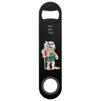 Scandinavian Funny Looking Ogre Troll Speed Bottle Opener