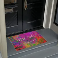 [Phantasmagoria] Warped Swirling Colors Welcome Doormat