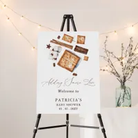 Adding S'More Love Baby Shower Welcome Sign