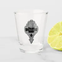 Elegant, Ornate Personalized Vintage Victorian Shot Glass