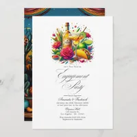 Fun Fiesta Let's Taco 'bout an Engagement Party Invitation