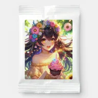 Pretty Anime Girl Birthday  Lemonade Drink Mix