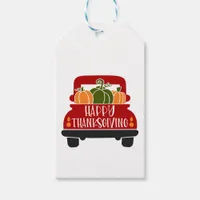 Thanksgiving Truck Gift Tags