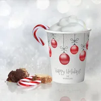 Christmas Ornaments Red ID251 Paper Cups