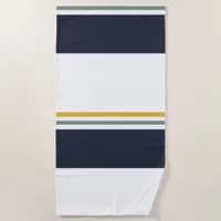 Modern Preppy Pattern Beach Towel