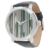 Earth Scape Vertical Stripes  Watch