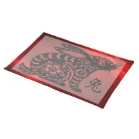 Chinese Zodiac Year of the Rabbit | Cloth Placemat