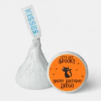 Let's Get Spooky Retro Cat Gothic Typography Hershey&#174;'s Kisses&#174;