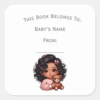 Customize Girl Book Plate