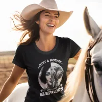 Majestic Fusion: Elephant Woman T-Shirt