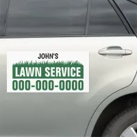 12" X 24" Professional Lawn Service Car Magnet