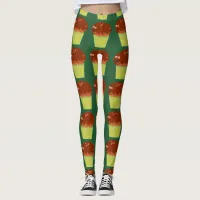 Giant Muffin Fun Cartoon Pattern Leggings