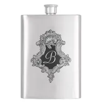 Personalized Monogram Initial Flask