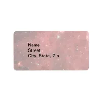 Light North America Nebula Infrared, ZGOS, Address Label