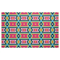 Colorful Aztec Tribal Trendy Geometric Pattern Fabric