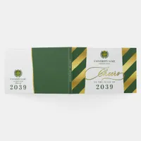 Green School College University Graduation Day Guest Book