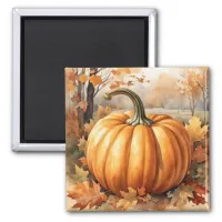 Autumn Fall Season Pumpkin Theme Magnet