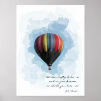 Hot Air Balloon Dream Poster