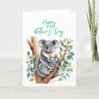 Mother's Day Koala Greeting Card