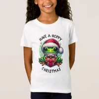 Have a Hoppy Christmas | Frog Pun T-Shirt