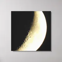 Moon Photography Art Canvas Print