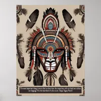 Wisdom from Native American Voices Poster