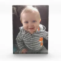 Personalized Adorable Baby Photo Block