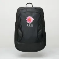 Elegant Pink Lotus Flower Port Authority® Backpack