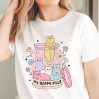 My Happy Pills Cute Cats Tri-Blend Shirt