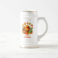 Thanksgiving Beer Stein