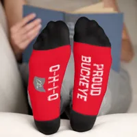 Father's Day Ohio Buckeye Socks for Dad