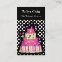 Cake makers business Cards