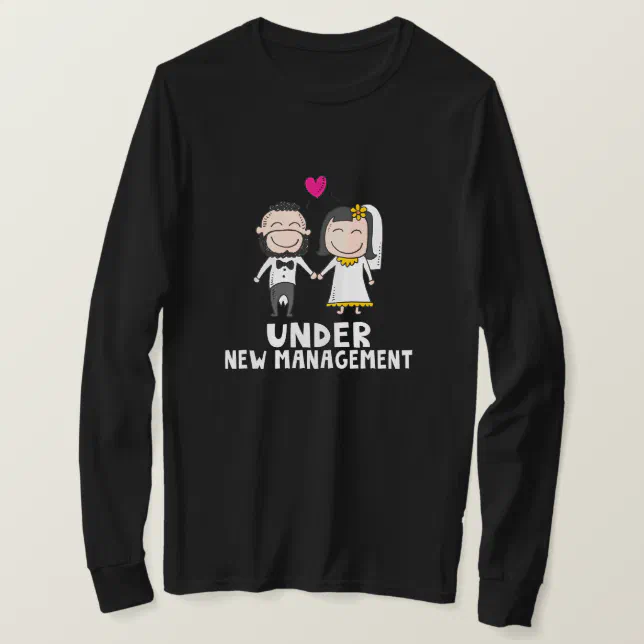 Wedding Cartoon - Under New Management T-Shirt