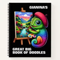 Funny Chameleons Understand Color Theory Notebook