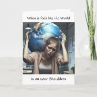 Friendship Support | When the World Card
