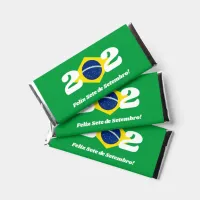 Sete de Setembro Independence Day Brazil Flag Hershey Bar Favors