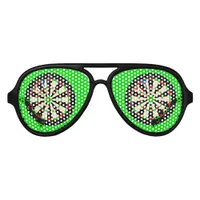 Dartboard Darts Player Fun Party Aviator Sunglasses