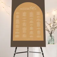 Desert Vibes Wedding Seating Chart ID1019 Foam Board