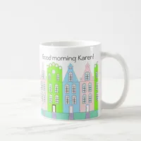 Good Morning European Aesthetic Elegant Coffee Mug