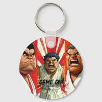 Fighter Video Game Keychain