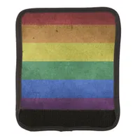 LGBT Rainbow Pride Flag Retro Style Luggage Handle Wrap