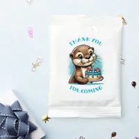 Otter Themed Boy's First Birthday Personalized Lemonade Drink Mix