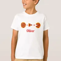 Funny Pizza Calculation Personalized T-Shirt