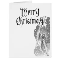 Angel with Trumpet Christmas Card