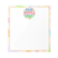 Good Vibes Only | Retro Vintage  Notepad