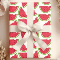 Watermelon Tropical Summer Fruit Pattern Wrapping Paper