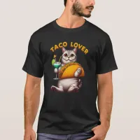 Feline Fiesta With Taco and Drink T-Shirt