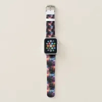 Stellar Symphony Galactic Nebulas Pattern Apple Watch Band